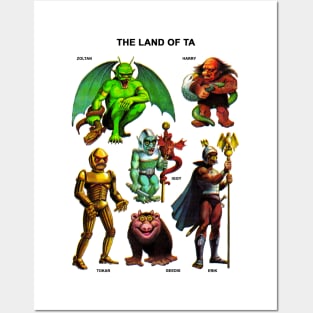 Land of Ta Sticker Sheet Posters and Art